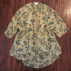 Lularoe Kimono Sheer Top NWOT